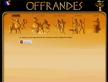 Tablet Screenshot of offrandes.ludonaute.fr
